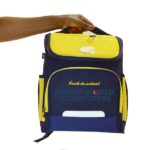 Back to School Kids School Bag yellow blue