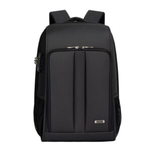 Wiersoon Black Lockable Laptop Backpack
