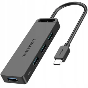 Vention Type-C to 4port Usb 3.0 Hub with power supply.