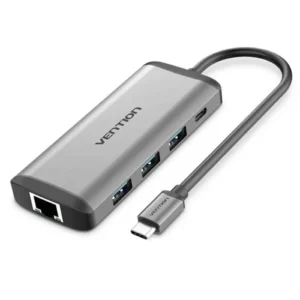 Vention USB C 8 in 1 Docking Station,Type C to HDMI,USB 3.0*3 Ports.
